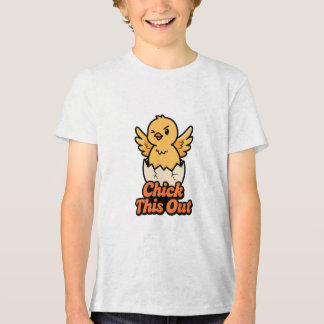 Kolla In Kycklingen! Söt Punsig T Shirt