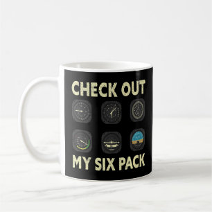 Kolla in min 6-pack-flygplanspilot kaffemugg