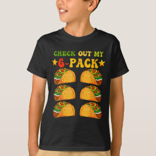 Kolla in min 6-pack Tacos Gym Cinco De Mayo Retr T Shirt