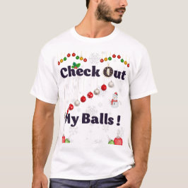 Kolla in min Bollar efter julklapp - Funny Sexy 20 T Shirt