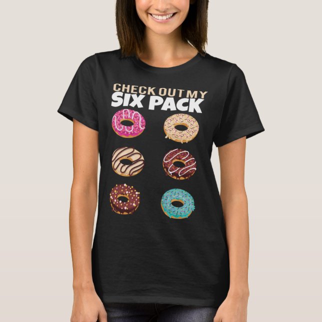 Kolla in min sex-pack-donut-gym sommarvaccinering t shirt (Framsida)