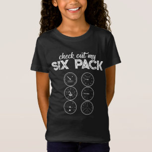 Kolla in min sex-pack-pilot för luftfart. t shirt