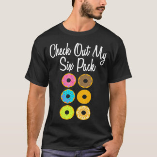 Kolla in min sex-pack-slynga Donut Ab Fake Muscle T Shirt