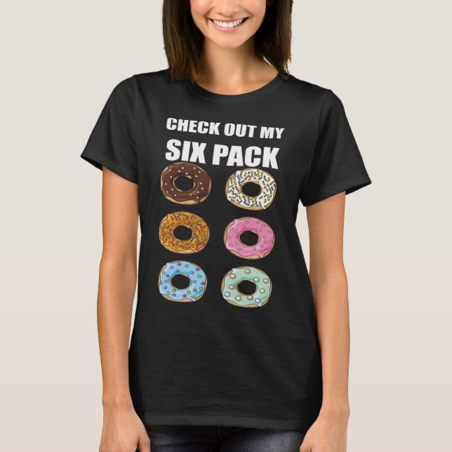 Kolla in min sexpack-donut för ringmutter t shirt (Framsida)