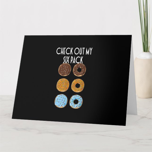 Kolla in min sexpack-donut-gym kort (Framsida)