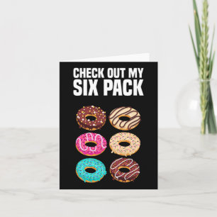 Kolla in min sexpack-styrka, gym Funny Bodybuild Kort