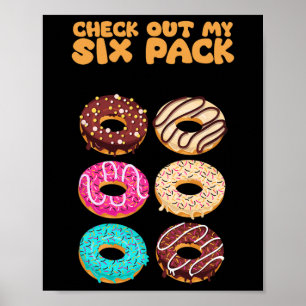 Kolla in min sexpack-styrka, gym Funny Bodybuild Poster