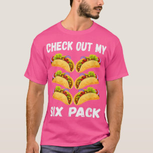 Kolla in min Si Pack Fitness Taco Funny Meican Gym T Shirt