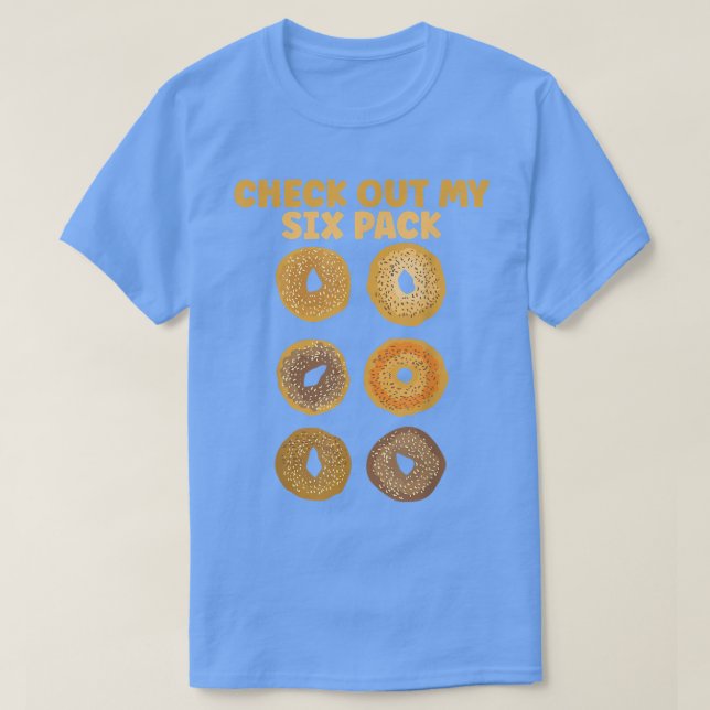 Kolla in min SiPack Bagel Funny Gym Workout Bagels T Shirt (Design framsida)
