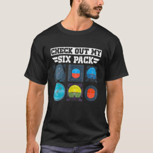 Kolla in mina sex pilotinstrument för paket Flygpl T Shirt
