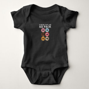 Kolla in mitt sexpaket Donut - Funny Gym T Shirt