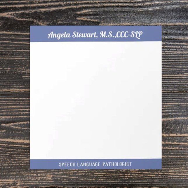 Kolla! Klassiskt SLP-anteckningsblock för Anpassni Anteckningsblock (Skapare uppladdad)