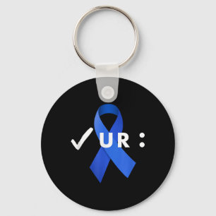 Kolla kolon, Colonoscopy. Colon Cancer Awar Nyckelring