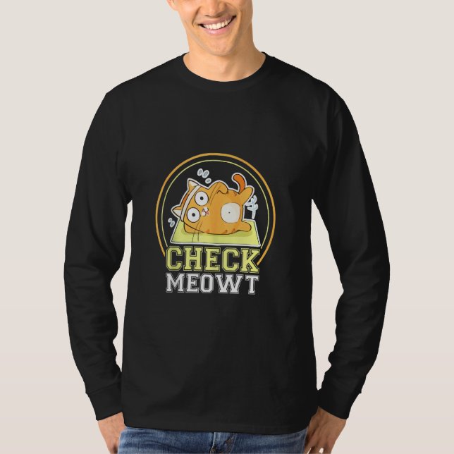 Kolla Meowt Cat Yoga Workout Kitten T Shirt (Framsida)
