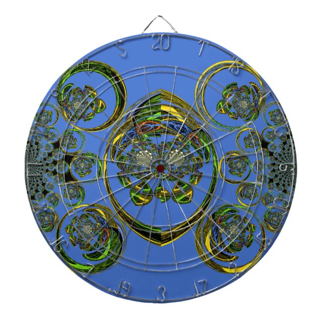 Kolla min blå kurvor piltavla (Framsidan)