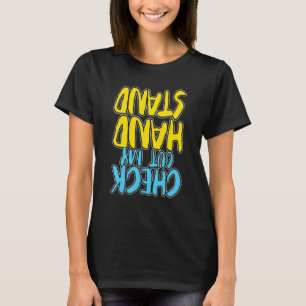 Kolla Min Handstående - Gymnastikälskare Gymnast T Shirt