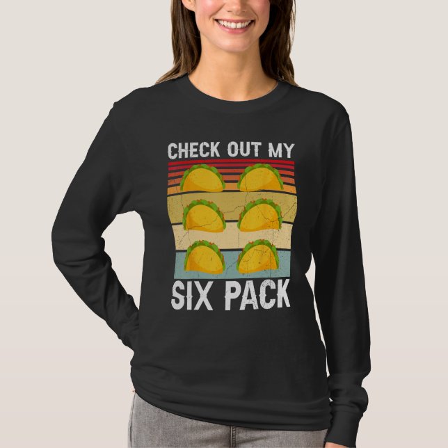 Kolla Min Sexpackade Taco T Shirt (Framsida)