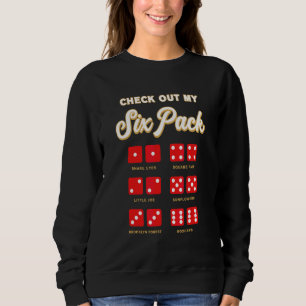 Kolla Min Sexpackare Craps Spelare Röd Tärning Cas T Shirt