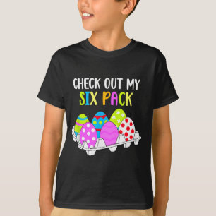 Kolla Min Sexpackning Rolig Påskägg Abs Träning T Shirt