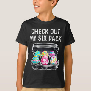 Kolla Min Sexpackning Rolig Påskägg Abs Träning T Shirt