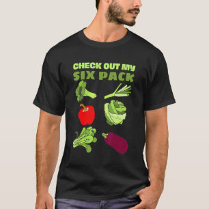 Kolla Min Sexpackning   Veganska Vegetariska Fans T Shirt