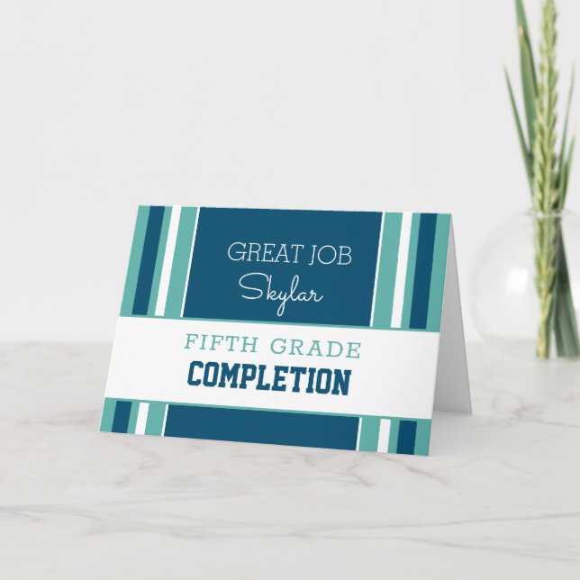 Kolla! Slutförandekort för anpassningsbar klass! K Kort (Framsida)