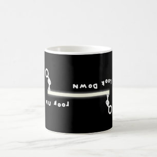 Kolla upp mot titta ner (& the stick manar) kaffemugg