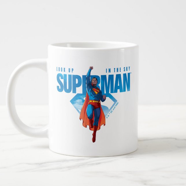 Kolla upp Superman. Jumbo Mugg (Vänster)