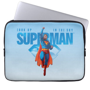Kolla upp Superman. Laptop Fodral