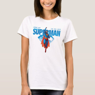 Kolla upp Superman. T Shirt