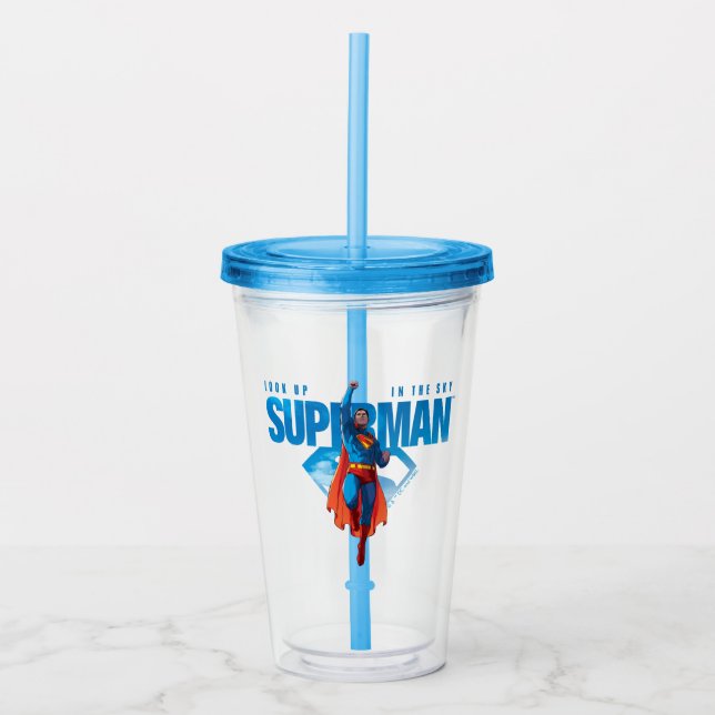 Kolla upp Superman. Take Away Mugg (Framsida)