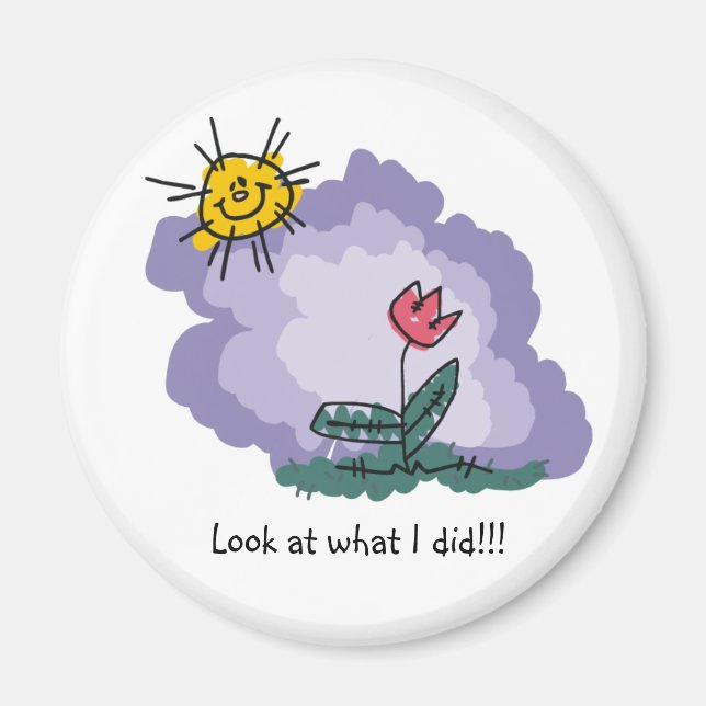 Kolla vad jag gjorde Magnet (Framsidan)