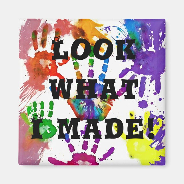 Kolla vad jag har gjort! magnet (Framsidan)