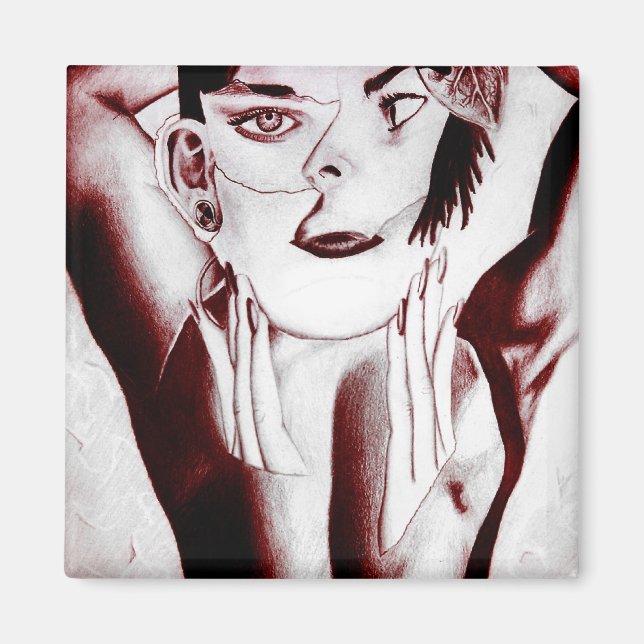 Kollad skönhet. magnet (Framsidan)