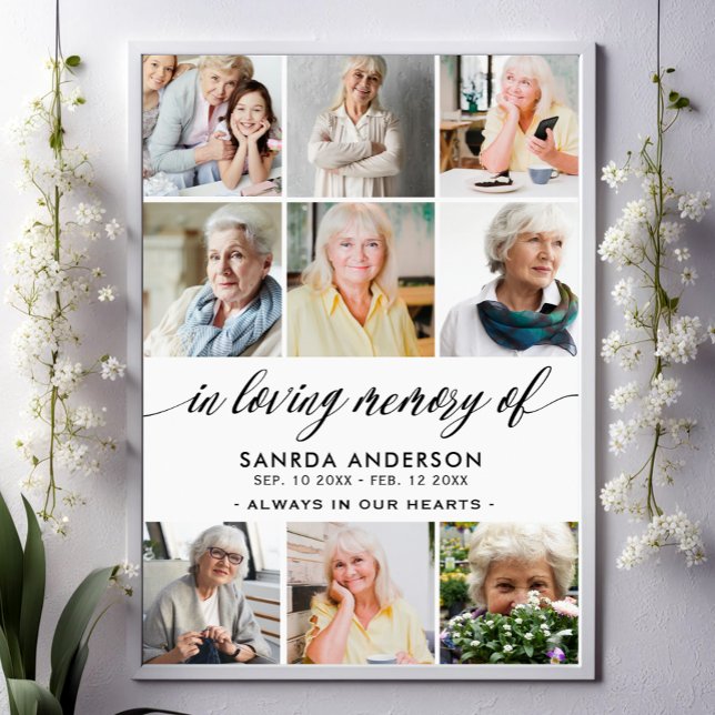 Kollage i minne av poster (Skapare uppladdad)