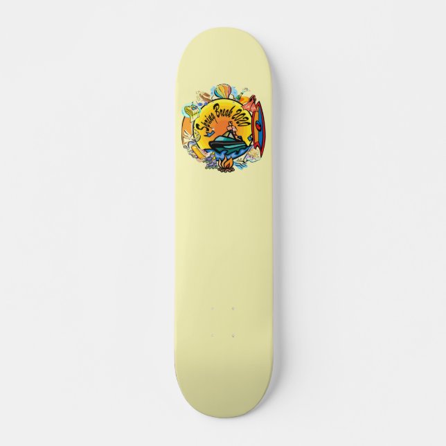 Kollage- Mini Skateboard Bräda 18,5 Cm (Framsida)