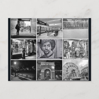 Kollage of New York Post Card Vykort