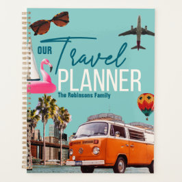 Kollage Retro Chic anpassningsbar Travel Planner