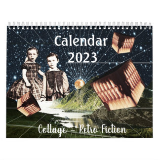 Kollage - Retro Fiction Calendar Kalender