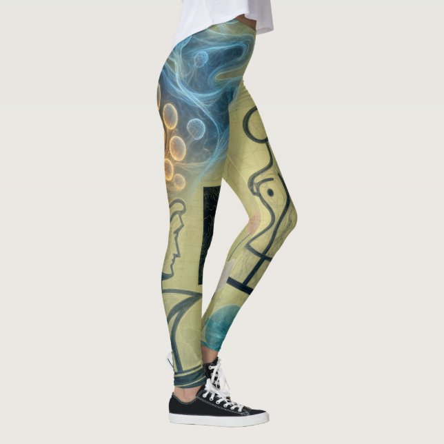 Kollage stil Kvinnors leggings (Höger)