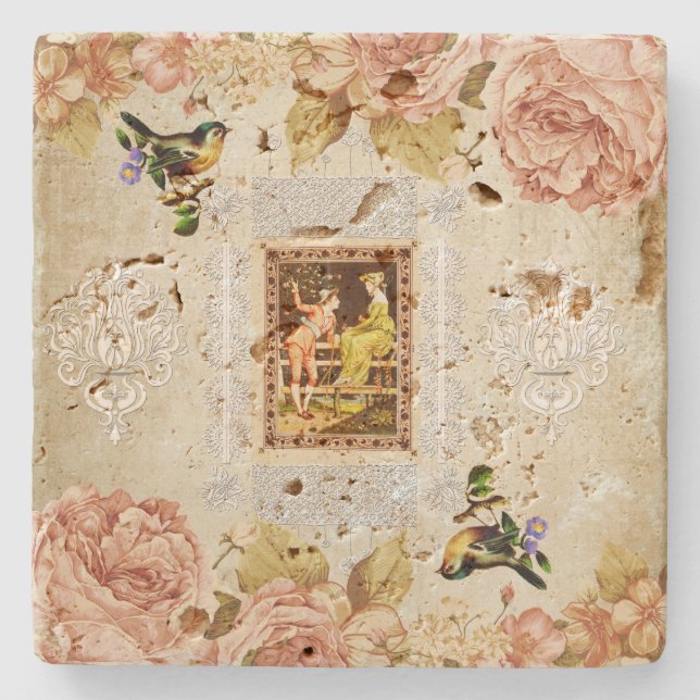 kollage-vintage stenunderlägg (Framsidan)