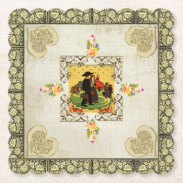 kollage-vintage underlägg papper