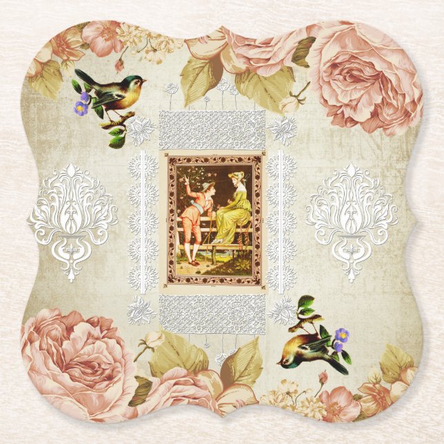 kollage-vintage underlägg papper (Framsida)