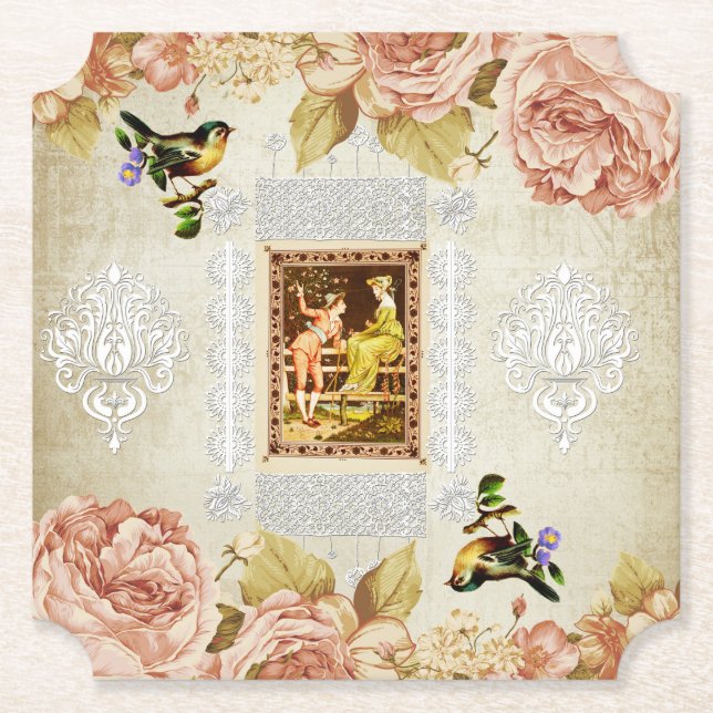 kollage-vintage underlägg papper (Framsida)