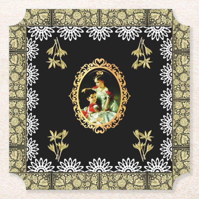 kollage-vintage underlägg papper (Framsida)