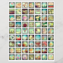 Kollageark vintage Romantiska Scrapbook-element