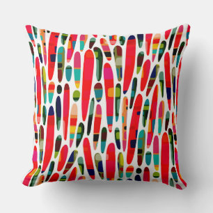 Kollager Färg Stänk 150222 Kudde