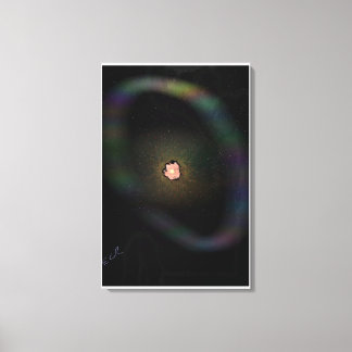 Kollapsande supernova, expanderande skal Canvastry Canvastryck