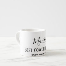 Kollega Chef Lämnar Lägg till Rolig Text, Anpassad