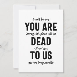 kollega farewell, pension, coworking adjö, julkort